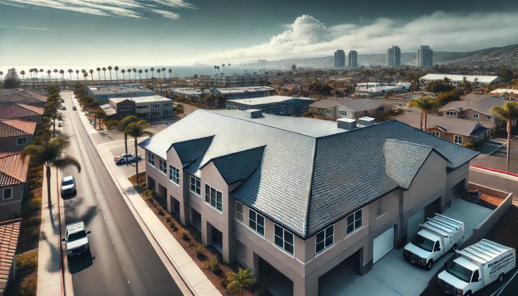 Finished Roof on Commercial Building